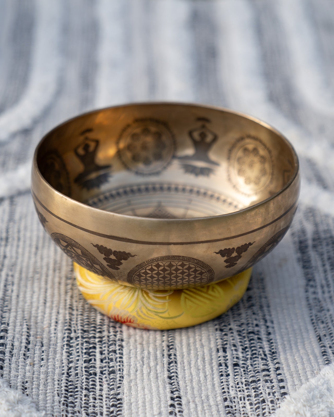 Special Carved Singing Bowl Set