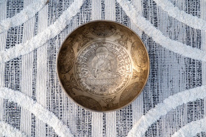 Root Chakra Medicine Buddha Art Bowl in C