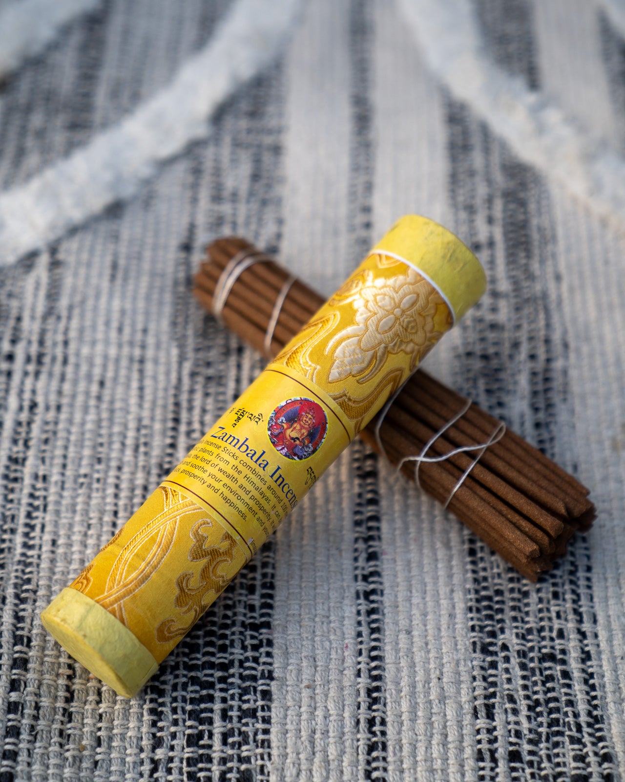 Tibetan Incense Sticks - Medicinal Relaxation - Hand Rolled in Nepal from Himalayan Organic Herbs for Healing